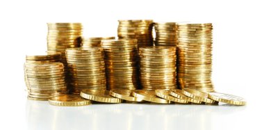 madeni para yığınları