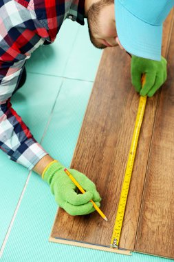 Laminat parke yükleme alt marangoz