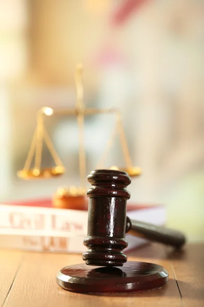 Wooden judges gavel — Stock Photo, Image