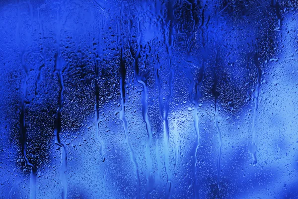 Vidro com gotas de água — Fotografia de Stock