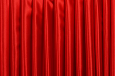 Kırmızı perde yakın çekim