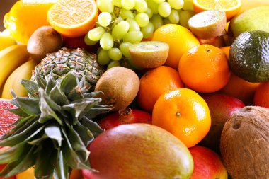 egzotik meyveler yakın çekim çeşitler