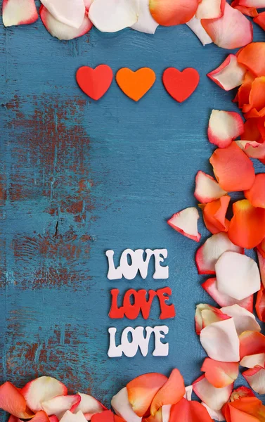 Beautiful romantic background on Valentines Day close-up — Stock Photo, Image