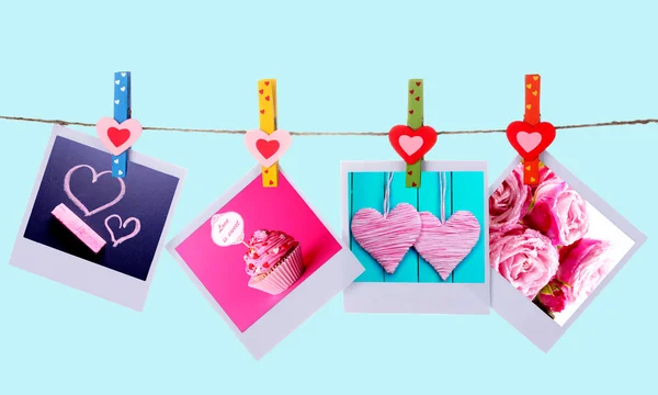 Valentine's Day photo cards Stock Image