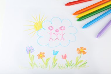 Çocuk tarafından yapılan çizim