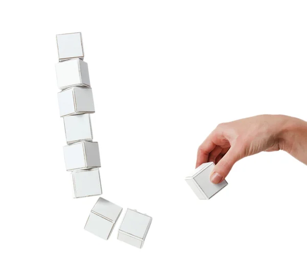 Educational cubes — Stock Photo, Image