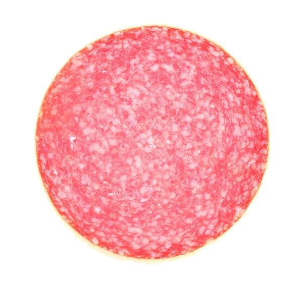 Slice of salami — Stock Photo, Image