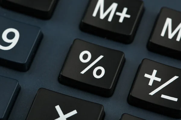 Vista da placa da calculadora — Fotografia de Stock