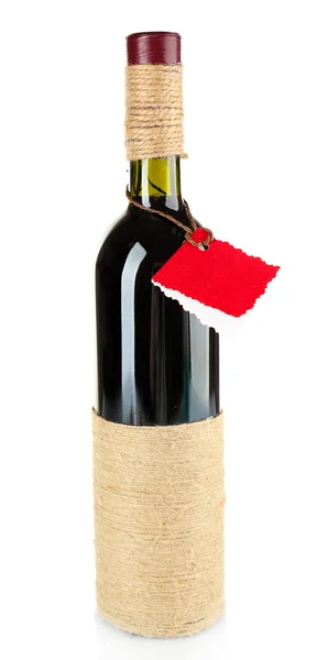 Пляшка червоного вина — стокове фото
