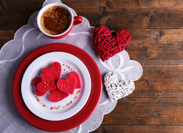 Cookies in form of heart — Stock Photo, Image