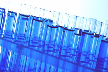 Test tüpleri yakın çekim