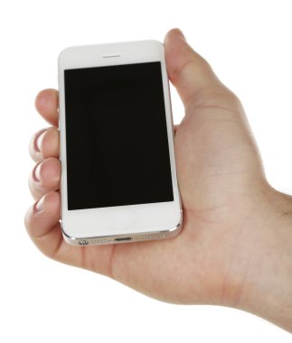 el mobil akıllı telefon tutarak