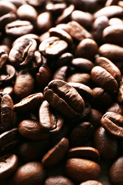 Kaffebönor, närbild — Stockfoto