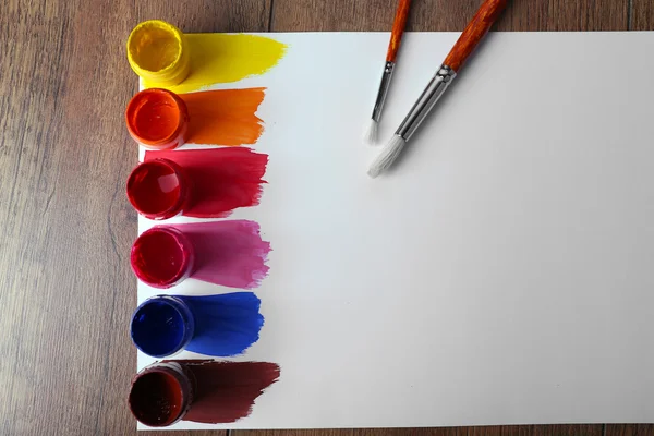 Colorful paint strokes — Stock Photo, Image