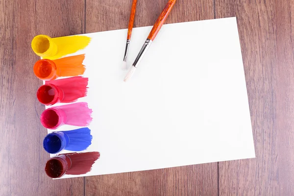 Kleurrijke penseelstreken — Stockfoto