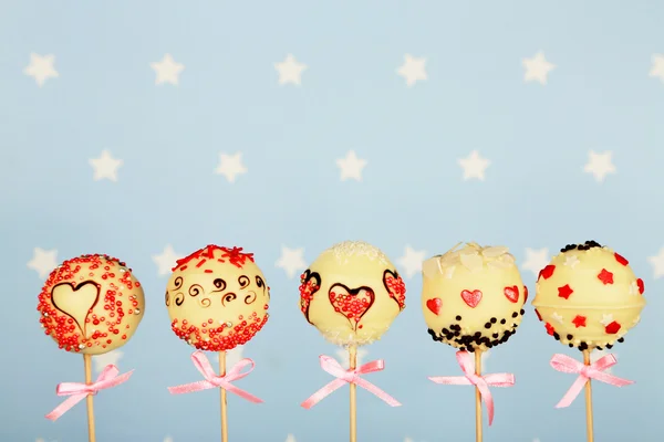 Tasty cake pops — Stock Photo, Image