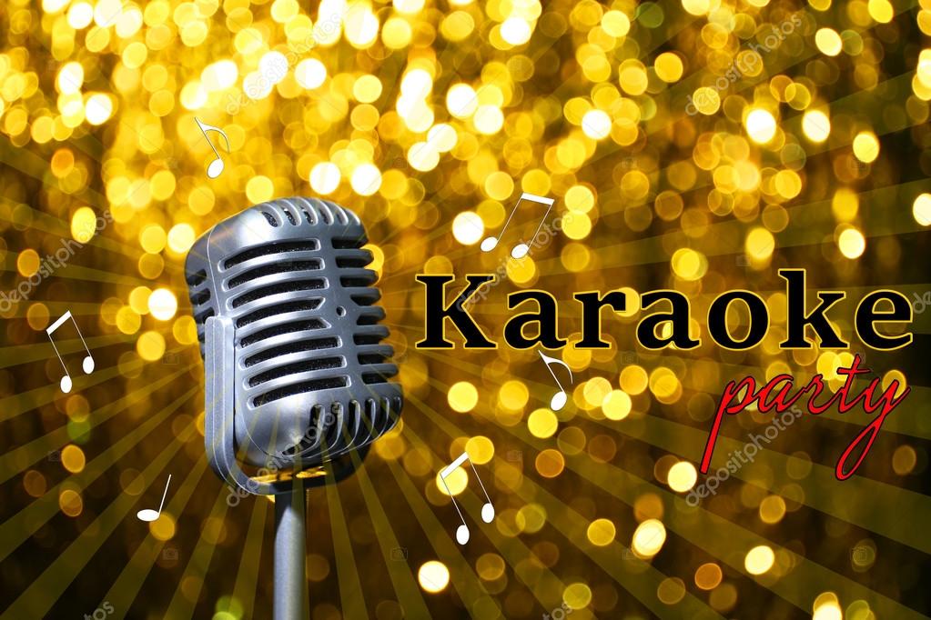Microfono karaoke online dorado