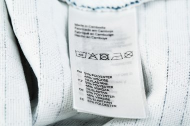 Giyim üzerine etiket