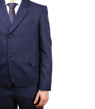 gri arka plan üzerinde işadamı