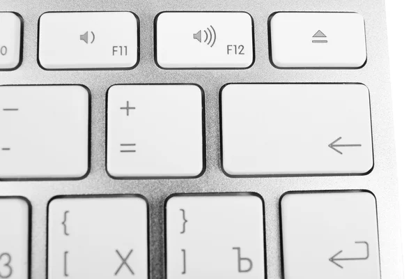 Клавіатура сучасного ноутбука крупним планом — стокове фото