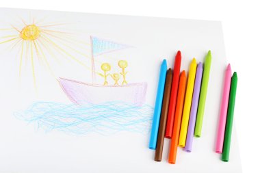 Çocuk tarafından yapılan çizim