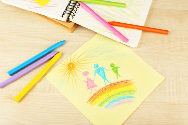 Çocuk tarafından yapılan çizim