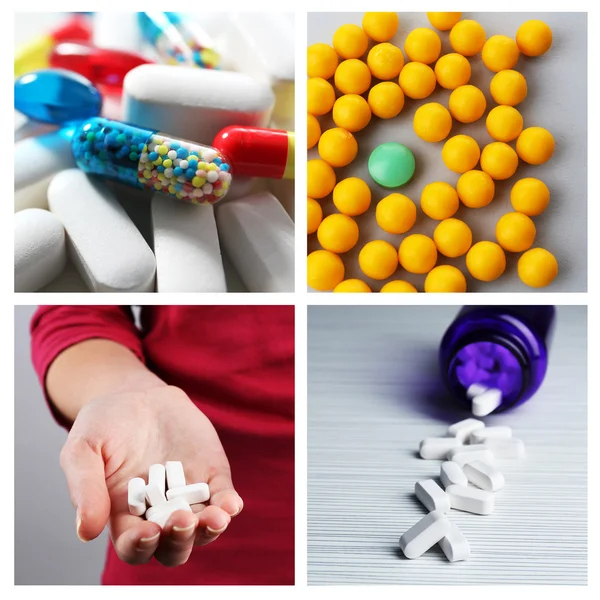 Collage de pilules — Photo