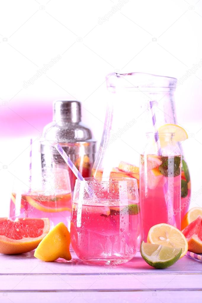 Image result for pitcher with pink liquid