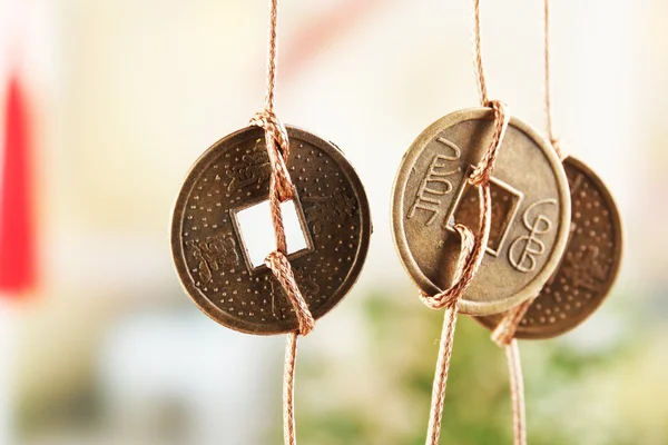 Монеты Фэн Шуя — стоковое фото