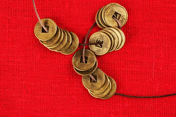 Монеты Фэн Шуя — стоковое фото