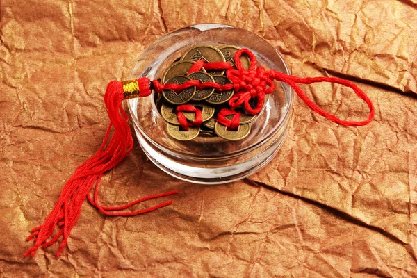 Feng shui monedas — Foto de Stock