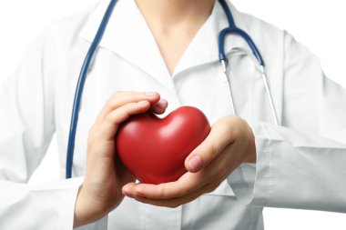 Kalp ile doktor el