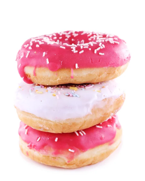 Heerlijke donuts met glazuur — Stockfoto