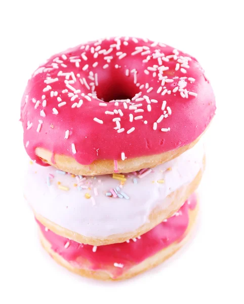 Heerlijke donuts met glazuur — Stockfoto