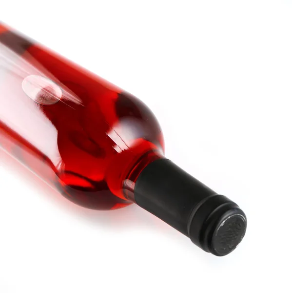 Şarap şişesi yalan — Stok fotoğraf