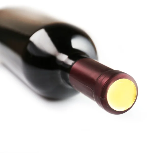 Liggande vinflaska — Stockfoto