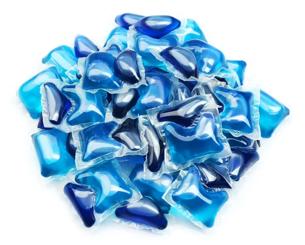 Capsules with laundry detergent — Stock Photo, Image