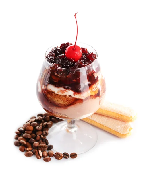 Lekkere tiramisu dessert — Stockfoto