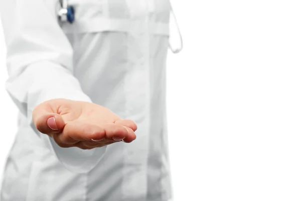 Close-up of doctor hand — Stock Photo, Image