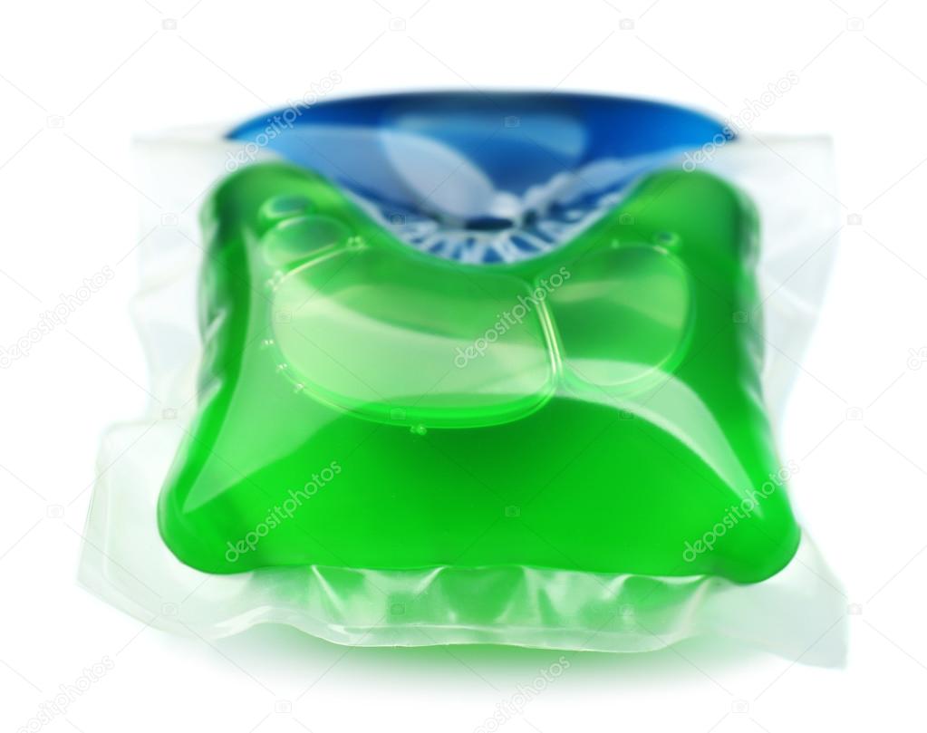Gel capsule with laundry detergent