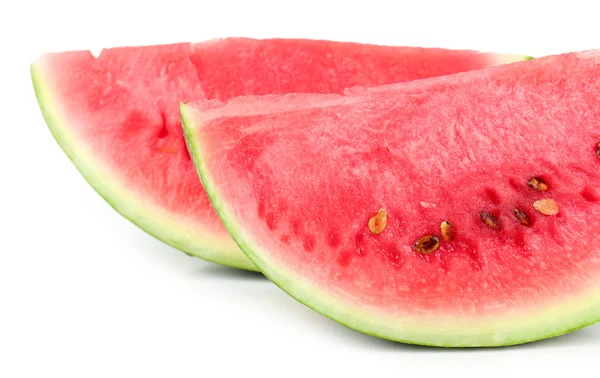 Juicy watermelon isolerad på vit — Stockfoto