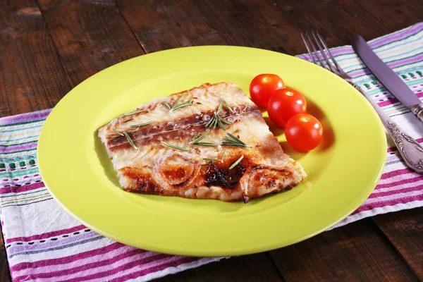 Pangasius filet s rozmarýnem — Stock fotografie