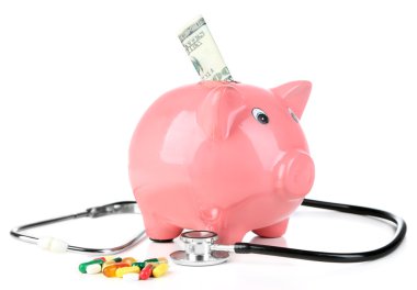 Steteskoplu kumbara.