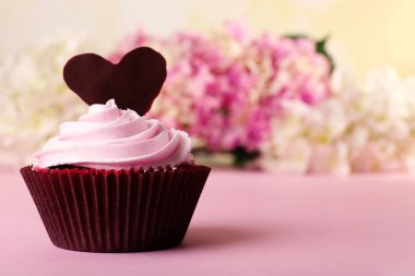 Cupcake Sevgililer günü için
