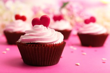 Cupcake Sevgililer günü için
