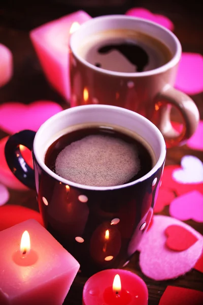 Two cups on table — Stock Photo, Image