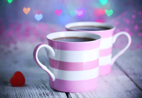 Two cups on table — Stock Photo, Image