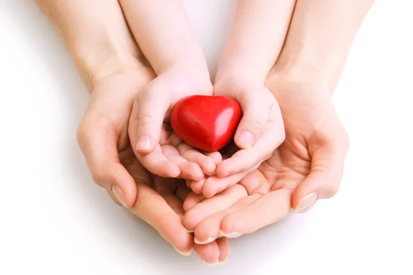 Heart in hands — Stock Photo, Image