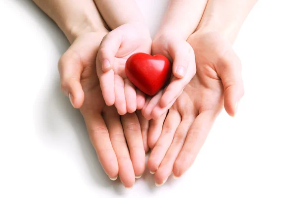 Heart in hands — Stock Photo, Image