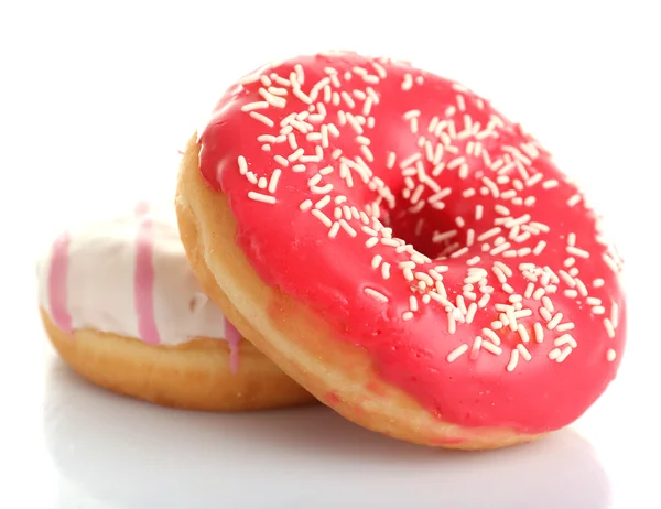 Delicious donuts with icing — Stock Photo, Image